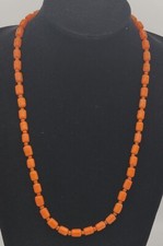 Collana Di Corallo Rosso Mediterraneo -  Grandezza Regolare - anni '70 - Vintage