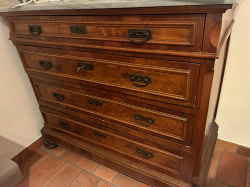 Comò antico legno - , noce