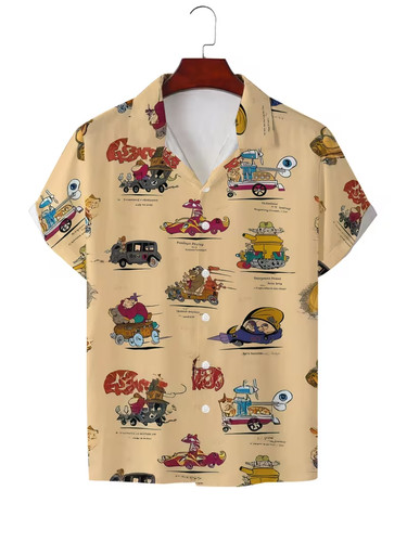 Camicia uomo cartone - , animato