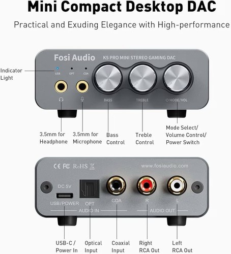 Fosi audio pro - fosi, dac