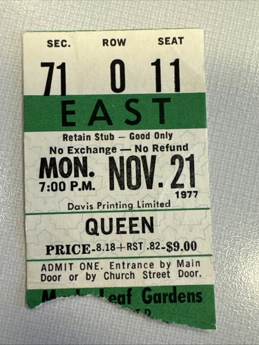 Queen 1977 notizie - queen, 21/11/1977