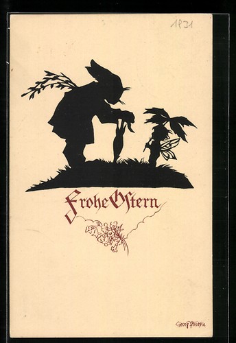 Cartolina artista georg - cartolina,