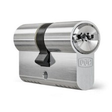 DOM Serratura a Cilindro PORTA BLINDATA 80mm usato + 3 chiavi  40/40 ottimo 