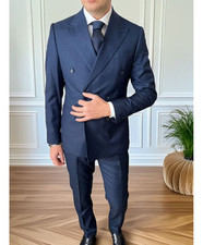 Abito uomo doppiopetto blu -