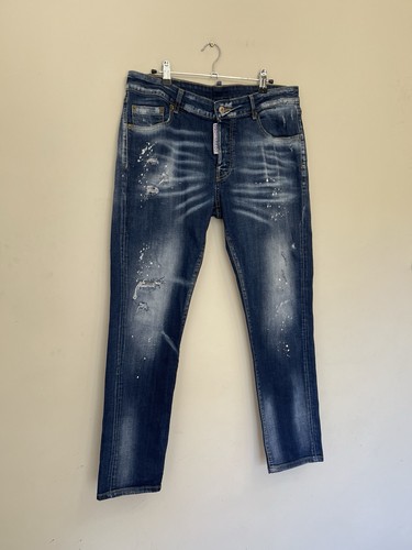 Dsquared distressed denim slim - distressed,