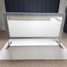 IKEA NIAN MENSOLA DA PARETE ILLUMINATA 16,5" x 12" Vetro Gelo Illuminato - NECESSITA SPINA