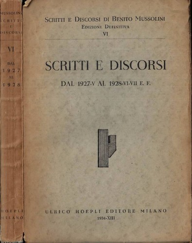 Scritti discorsi dal - scritti,
