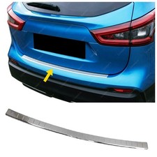 Per NISSAN QASHQAI 2017 AL 2020 Cromato Protezione Paraurti (Brillante) ACCIAIO