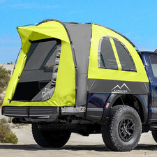 Tenda Pickup Camion, Impermeabile Pu2000Mm per Campeggio 5,5-6 Ft Letto,2 Persone Dormienti