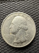 QUARTER DOLLAR ERROR 1974