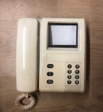 ELVOX ART.5308 VIDEOCITOFONO  SERIE GIOTTO- +BASE- FUNZIONANTE MA INGIALLITO