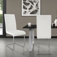 2x sedie confortevoli a sbalzo