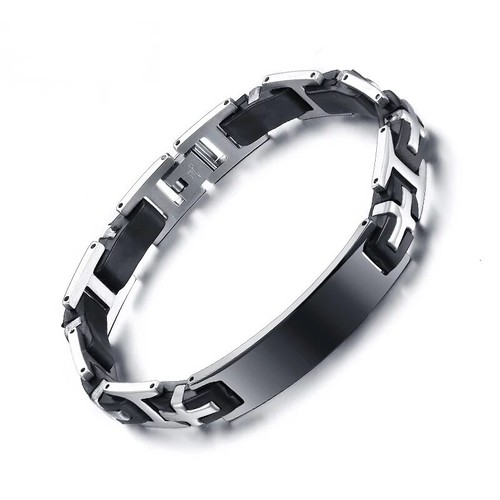 Bracciale uomo acciaio - uomo, in