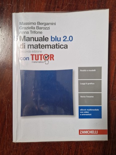 Manuale blu di matematica - manuale,