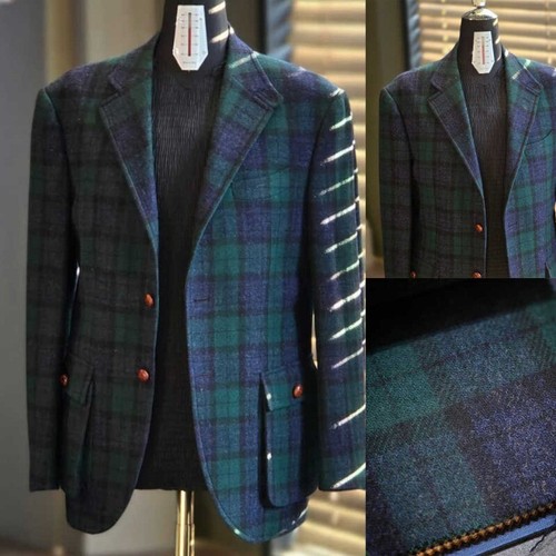 Abito uomo blu verde - , misto