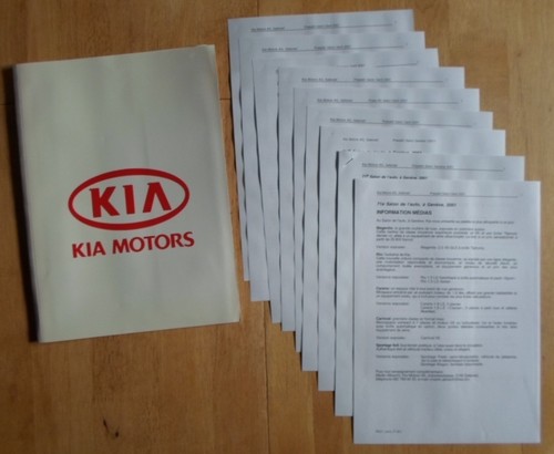 Kia range 2001 salone - kia, di