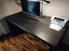 Tavolo in wengé + 6 sgabelli morbidi con schienale