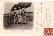 COSTUMI TIPI SICILIANI IN CAMPAGNA