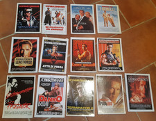 ARNOLD SCHWARZENEGGER - LOTTO 13 SCHEDE CIAK FILM (TERMINATOR 1 E 2, PREDATOR..)