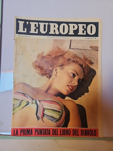 1956 europeo settimanale - l'europeo,
