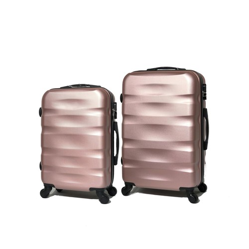 Celims set valigie - oro, rosa