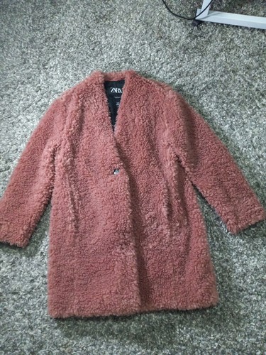 Zara rust teddy giacca - rust,