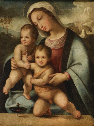 Dipinto antico madonna - antico,