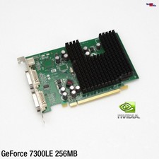 Geforce 7300LE 256MB Nvidia Video Card Scheda Grafica Doppio Testa DVI Pci-E x16