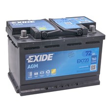 BATTERIA PER AUTO EXIDE AGM 72