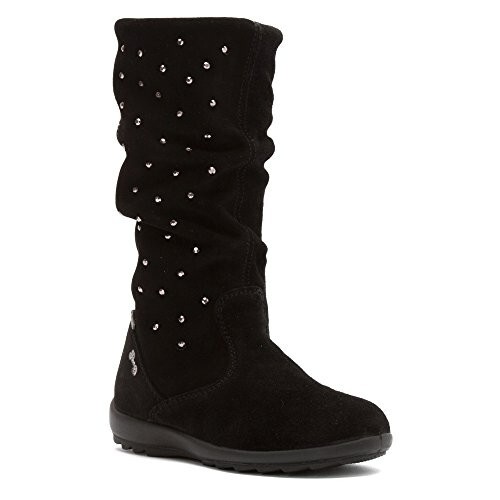 New primigi girls black suede - new,