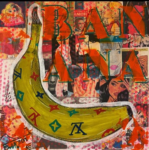 Bruto quadro banana love - bruto,, lv