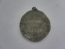 VECCHISSIMA MEDAGLIA CARNEVALE SALUZZO CONSUMATA DI SCAVO MASCHERA