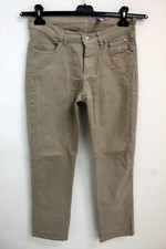 Jeans Jeckerson Donna Taglia 40 Alcantara Beige Cotone Pantalone Woman Italy