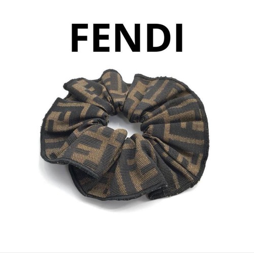 Fendi zucca tessuto scrunchie - zucca,