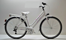 Bici trekking 28 bianca donna