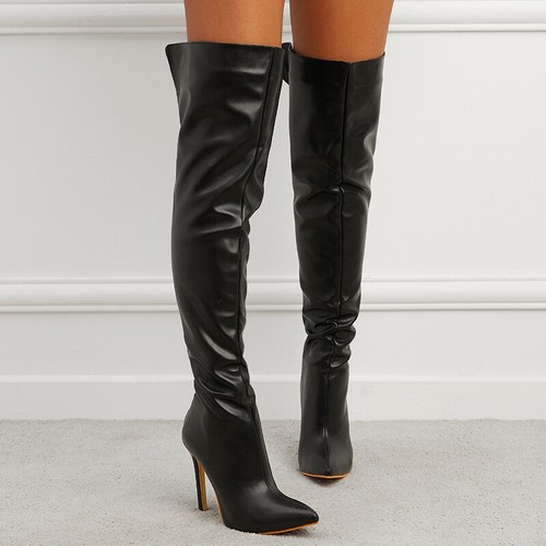 Stivali scarpe donna ginocchio - stivali,