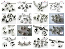 Perle Foro Largo Argento tipo/Pandora scegli Modello stile Europeo