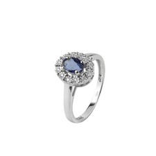 Anello BLISS in Oro Bianco con