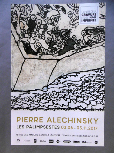Alechinsky pierre affiche - alechinsky,