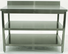 Tavolo in acciaio inox con