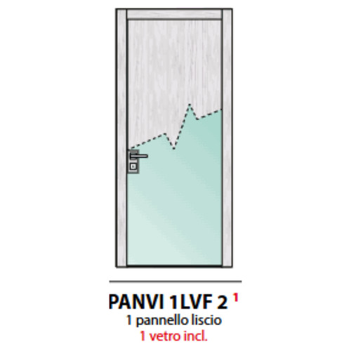 Porta battente panvi 1lvf - battente,
