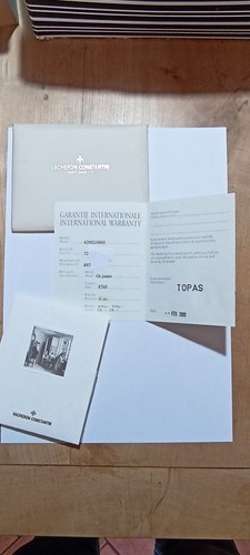 Vacheron constantin garanzia - vacheron,