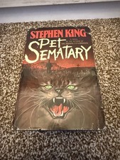 Stephen King Pet Sematary 1983 Hardback Doubleday 1st Edition Vintage US Import