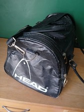 Borsa da tennis sportiva vintage Head Holdall palestra nera 