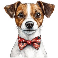 2 adesivi Jack Russell Terrier