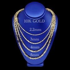 10KT Solid Gold Diamond Cut