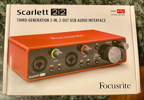 Focusrite scarlett 2i2 - scarlett,