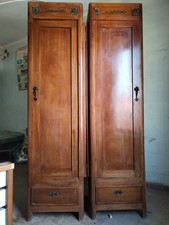 Armadio RITIRO ! VERONA Guardaroba Antico 800 NOCE BRONZO Liberty Mobile Entrata