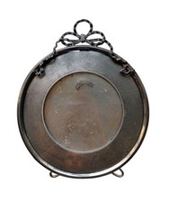 *HH*	Antica Cornice Portafoto Liberty Vittoriana Cornicetta Vintage Ovale 