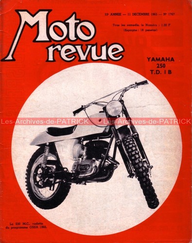 Moto revue 1767 yamaha 250 - moto,